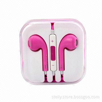 New Color Wired Earphones for iPod Touch 5, with Great Sound Quality and Bass Response